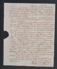 2 vues Martin. Lettre autographe signée à Suzanne Gerlach. - Bordeaux, 3 novembre 1830
