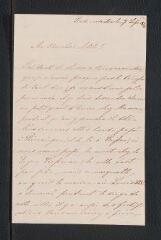 24 vues  - Bade, Alexandrine, princesse de. 4 lettres autographes signées à Adèle Gerlach. - Badenweiler, Heiligenberg, Coburg, Gotha, 7 septembre 1836-28 octobre 1849. (Avec 2 enveloppes) (ouvre la visionneuse)