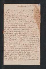 8 vues  - Mimi. 2 lettres autographes signées à Adèle Gerlach. - Mannheim, Stuttgart, 29 avril 1829-11 septembre 1830 (ouvre la visionneuse)