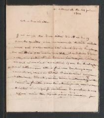 8 vues Montgelas, comte de. 2 lettres autographes signées. - Munich, 7-28 juin 1820