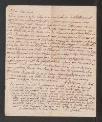 3 vues Gerlach, Catherine [Charlotte Christine]. 2 lettres autographes signées à son père G. W. Gerlach. - Genüve et sans lieu, 22 juillet 1812 et sans date