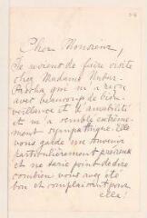 12 vues  - Breslau, Louise [Catherine]. 2 lettres et 2 cartes autographes signées adressées à Charles Giron.- Paris, 8 juin 1892 - 28 avril 1895 et sans date (ouvre la visionneuse)