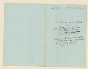 14 vues Gosse, Henri-Albert. 4 brouillons de lettres autographes à [Augustin] Candolle. - Genève, 1795-1796