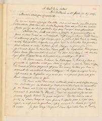 16 vues  - Heideck, Charles de. 4 lettres autographes signées à Louis-André Gosse [omises ci-dessus]. - Phalène, Poros, 21 février 1827 - 22 octobre/3 novembre 1827 (ouvre la visionneuse)