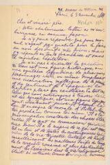 8 vues  - Nordau, Max (1848-1928, Simon, dit Sudfeld). 1 l.a.s. au Père Hyacinthe Loyson.- Paris, 3 novembre 1889 et 1 l.a.s. (en anglais) à Mme H. Loyson.- Paris, 17 décembre 1899 (ouvre la visionneuse)
