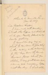 4 vues  - Paddock, Benjamin (évêque de Massachusetts). 1 l.a.s. (en anglais) à Mme Loyson.- Paris, 16 janvier 1889 (ouvre la visionneuse)