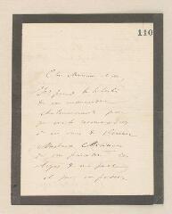 4 vues  - Pressensé, Edmond de. 1 l. de recommandation en faveur de Mme Hyacinthe Loyson.- Paris, 6 août 1865 (ouvre la visionneuse)