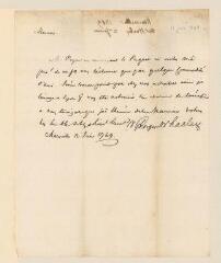 2 vues L. aut. s. G. W. Hackley à A. L. - Marseille, 12 juin 1749