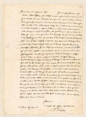 2 vues  - Lettre de Théodore Tronchin à B. Turrettini (ouvre la visionneuse)