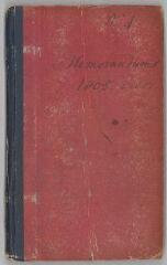 142 vues  - Journal d\'Alexandre Marcet, \'Memorandums, 1805 to 1807, no 4\' (ouvre la visionneuse)