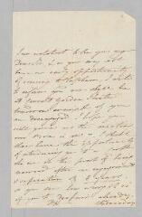 12 vues  - M[arcet], J[ane]. 3 lettres autographes signées à Alexandre Marcet. - Sans lieu, 8 novembre 1798 - 6 mars 1801 (En français et en anglais) (ouvre la visionneuse)