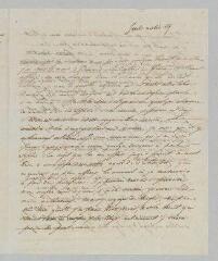 8 vues  - De la Rive, E[ugène]. 2 lettres autographes signées à sa belle-mère Jane Marcet. - Liverpool et sans lieu, 19 juin - 2 juillet 1834 (ouvre la visionneuse)