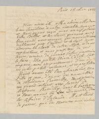 4 vues Delessert Gautier, [Julie Sophie]. Lettre autographe signée à Jane Marcet. - Paris, 15 mars 1833