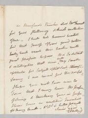 4 vues  - Holland, Lady, E. V. Lettre autographe signée à Jane Marcet. - Sans lieu ni date (En anglais) (ouvre la visionneuse)