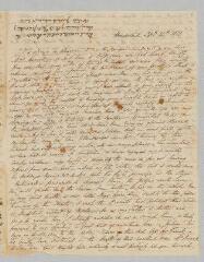 8 vues  - Mallet, [?]. 2 lettres autographes signées à Jane Marcet. - Hampstead et sans lieu, 22 septembre 1823 et sans date (En anglais) (ouvre la visionneuse)
