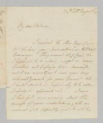 8 vues  - Malthus, T[homas] Rob[er]t. 2 lettres autographes signée et non signée à Jane Marcet. - [Lieu illisible], août 1816 - 22 janvier 1832 (En anglais) (ouvre la visionneuse)