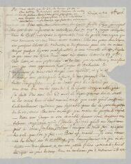 8 vues  - Prevost, P[ierre]. 2 lettres autographes signées à sa belle-soeur Jane Marcet. - Genève, 30 octobre 1816 - 2 avril 1833 (En anglais) (ouvre la visionneuse)