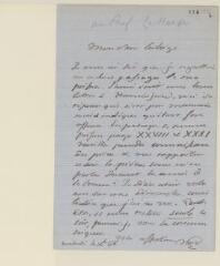 6 vues Merle d'Aubigné, Jean-Henri. 2 lettres autographes signées et fragment à Madame Merle d'Aubigné, mère [?]. - Hambourg, 16 octobre 1818 et 13 mars 1822