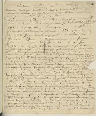 4 vues Merle d'Aubigné, Jean-Henri. Lettre autographe signée au comte de Saint George. - Eaux-Vives, 27 décembre 1842