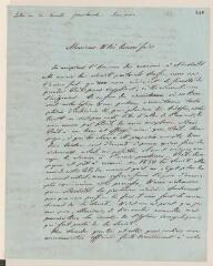 4 vues  - Henriod, L[oui]s. Lettre autographe signée à Jean-Henri Merle d\'Aubigné. - Valangin, 6 juillet 1849 (ouvre la visionneuse)