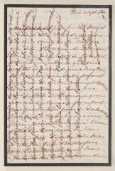 4 vues André, Mariette, née Wollhe. Lettre autographe signée à Jean-Henri Merle d'Aubigné. - Paris, 10 septembre 1850