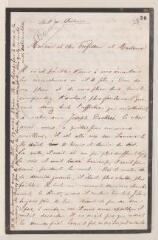 4 vues Bonnet. Lettre autographe signée au professeur [Jean-Henri] Merle d'Aubigné. - Genève, 18 août 1865