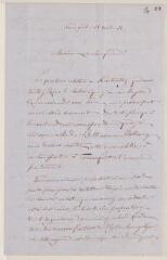 6 vues  - Bonnet, [Jean-Louis ?]. Lettre autographe signée à Jean-Henri Merle d\'Aubigné. - Francfort, 18 août 1853 (ouvre la visionneuse)