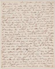 8 vues  - Gaussen, L[ouis]. Lettre autographe signée au docteur [Jean-Henri] Merle d\'Aubigné. - Les Grottes, [Genève], 10 juillet 1845 (ouvre la visionneuse)