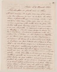 4 vues James, [Gabriel-Louis], [pasteur]. Lettre autographe signée à Jean-Henri Merle d'Aubigné. - Bréda, 10 novembre 1853