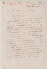 4 vues  - Lefort, A[lfred]. Lettre autographe signée à Jean-Henri Merle d\'Aubigné. - Genève, 3 septembre 1867 (ouvre la visionneuse)
