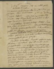 4 vues Plan d'un sermon de Bossuet (1684); autographe