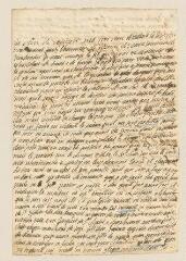 8 vues Blaud, madame. Lettre à [Françoise Calvière, baronne] de Saint-Côme. - 25 avril [1705]