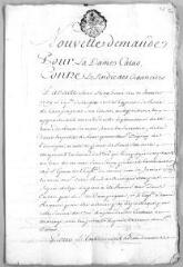 7 vues  - Nouvelle demande de 1300 livres pour Anne Rose Calas contre les créanciers de feu Jean Calas. - Toulouse, 29 mars 1763 (ouvre la visionneuse)