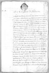 3 vues  - Requête de joint pour Anne Rose Calas contre le syndic des créanciers, Valette de Falgous et d\'autres. - Toulouse, 19 février 1763 (ouvre la visionneuse)