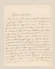 4 vues  - Jenoch, Michele. Lettre autographe signée au comte Boutourline. - Naples, 13 février 1843. (Italien. - Avec adresse) (ouvre la visionneuse)