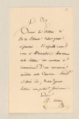 6 vues  - Lalande, Joseph-Jérôme de. Lettre autographe signée à Tournay de Vizais. - Bourg-en-Bresse, 24 août 1773. (Annexe : Lettre d\'accompagnement) (ouvre la visionneuse)
