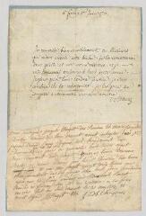 2 vues Voltaire. Lettre signée à [Joseph Paget et Marc Joseph Christin].- Ferney, 1 juin 1773