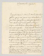 4 vues  - Voltaire. Lettre signée à Jean-Pierre d\'Açarq.- Genève, 31 août 1765 (ouvre la visionneuse)