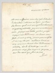 4 vues Voltaire. Lettre autographe signée à Jean-Louis-Vincent Capperonnier de Gauffecourt.- Montriond, 15 mars [1756]