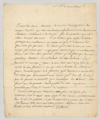 4 vues  - Voltaire. Lettre signée à Antoine-Marin Lemierre.- Genève, 26 octobre 1760 (ouvre la visionneuse)