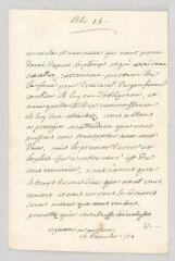 4 vues  - Voltaire. Lettre autographe signée à Jean-Louis-Vincent Capperonnier de Gauffecourt.- Genève, 12 décembre 1754 (ouvre la visionneuse)