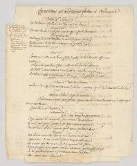 4 vues Voltaire. Lettre à Marc-Antoine-Jean-Baptiste Bordeaux de Belmont.- [s.l., septembre-octobre 1763]