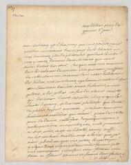 4 vues  - Voltaire et Denis, Marie-Louise Mignot, Mme. Lettre autographe signée à Sébastien Dupont.- Genève, 6 juin [1755] (ouvre la visionneuse)