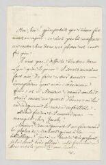 2 vues  - Voltaire. Lettre autographe signée à Gabriel Cramer.- Ferney, [septembre 1770] (ouvre la visionneuse)