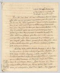 8 vues  - Voltaire. Lettre à Charles de Brosses, baron de Montfalcon.- [s.l.], 20 octobre 1761 (ouvre la visionneuse)