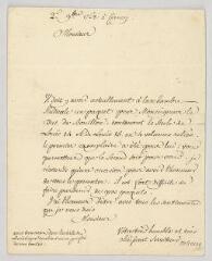 6 vues  - Voltaire. Lettre signée à \'Monsieur Mégroz etc.\'.- Ferney, 2 novembre 1768 (ouvre la visionneuse)