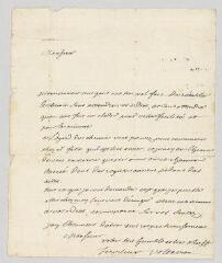 2 vues  - Voltaire. Lettre autographe signée à Isaac Georges Pélissari.- [s.l., juin ? 1759] (ouvre la visionneuse)