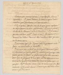 4 vues Voltaire. Lettre signée à Jean Vasserot et Jean-Louis Delorme.- Ferney, 9 février 1765