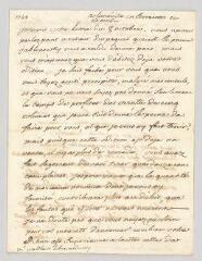4 vues  - Voltaire. Lettre autographe signée à Georg Conrad Walther.- Lunéville, 22 octobre [1748] (ouvre la visionneuse)