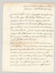 4 vues  - Voltaire. Lettre autographe signée à Georg Conrad Walther.- Lunéville, 26 août 1749 (ouvre la visionneuse)